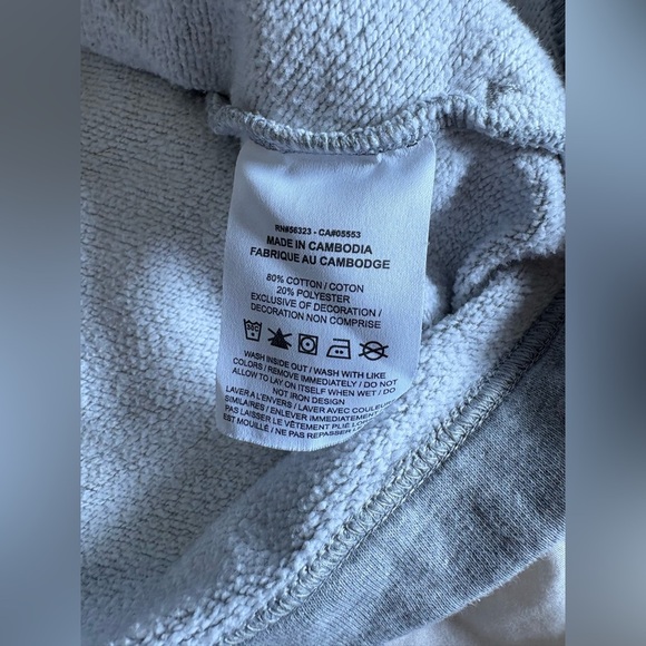 Nike women’s grey club fleece oversized mock neck sweater large fits XL-xxl - Picture 6 of 12